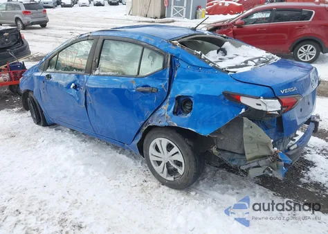 2022 Nissan Versa 1.6 S Xtronic Cvt from USA, damaged, VIN 3N1CN8DV7NL862146